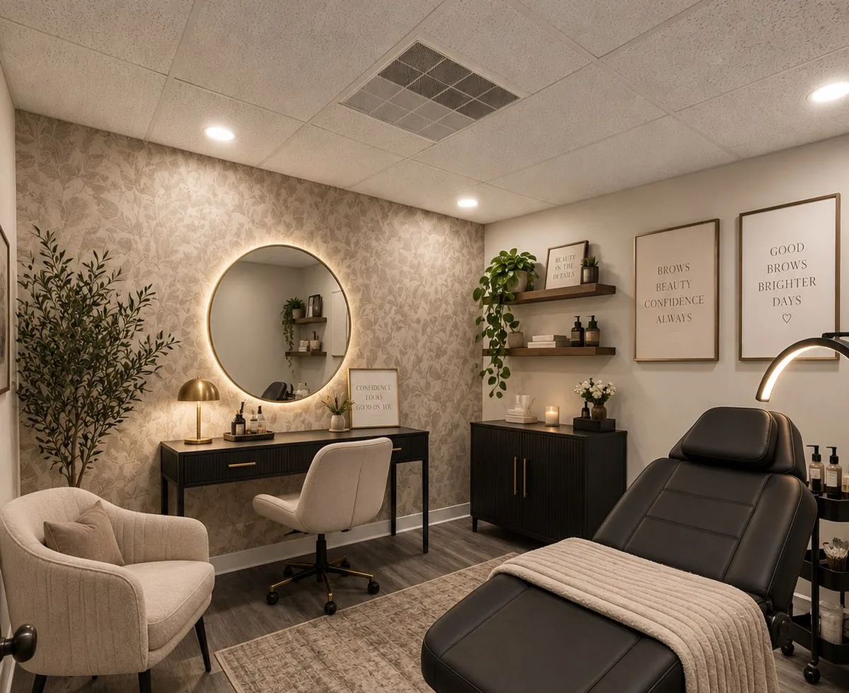An open suite, fitted out and ready to work in